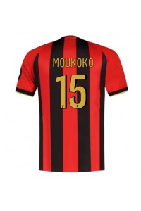 OGC Nice Youssoufa Moukoko #15 Jalkapallovaatteet Kotipaita 2024-25 Lyhythihainen